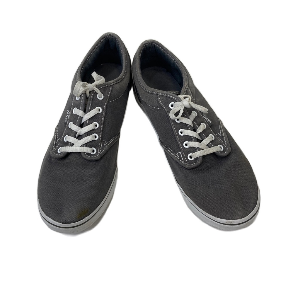 Vans womens size 8.5 classic lace style EUC grey